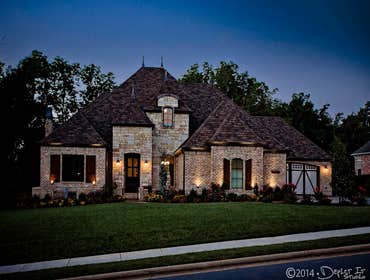 Antique brick and real stone