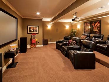 Basement Theater Room