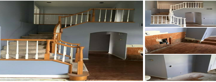 Painting Samples These are before and after pictures.