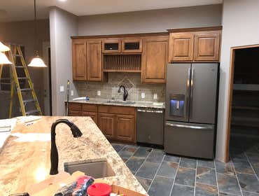 Gourmet kitchen new construction