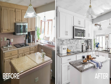 KIT. UPGRADE - PAINT-TILE BACK SPLASH