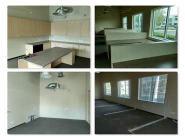 Commercial office desk and fixtures removal Irvine before/after