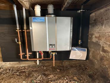Rinnai Tankless Water Heater Installation