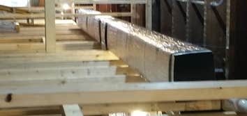 Installing ducts for heating system
