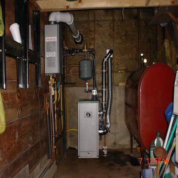 boiler and tankless water heater install This project consisted of removing and older, inefficient oil fired boiler and install a modern, clean burning