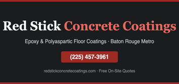 Photos by Red Stick Concrete Coatings #1