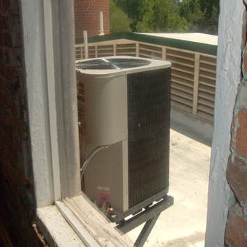 HRF Heating and Air LLC Project 1 HVAC addition to The Old Mill shopping center in Lexington, South Carolina.