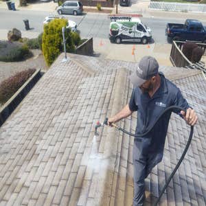 Roof Maxx Treatment In Process