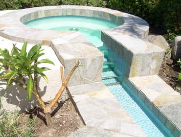Courtside Stone Around Pool
