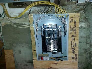 new 200 amp panel install