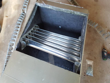Turning viens in custom plenum