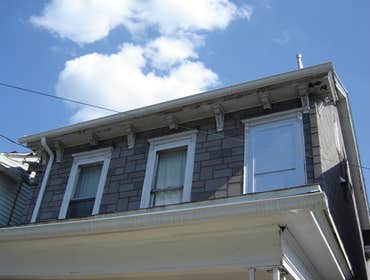 Swank Home Makeover A 2.5 story, single-family home: Siding, windows, insullation, soffit, fascia, capping. Also, repaired fence damage, installed new