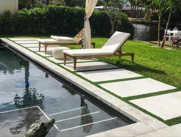 Modern Concrete Pool Deck