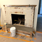Before Fireplace Renovation