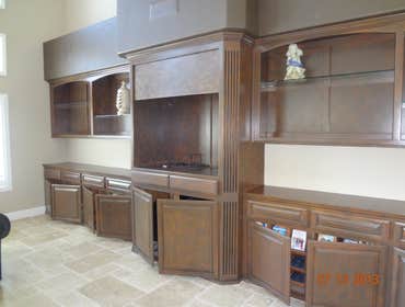 Faux Cabinets completed