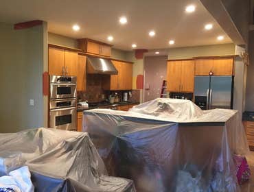 before painting
