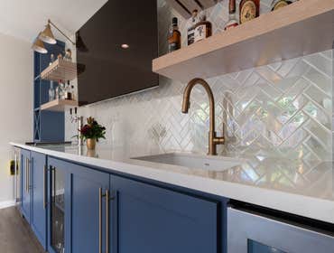 Custom Home Addition | Campbell This Campbell home addition blends modern design with everyday functionality. The project features a sleek kitchen and 