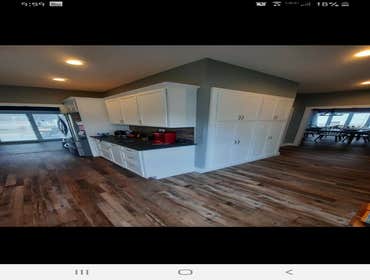 Kitchen cabinet build with recessed pantry