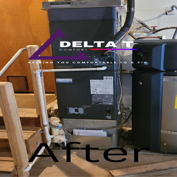 After Photo - new electric airhandler