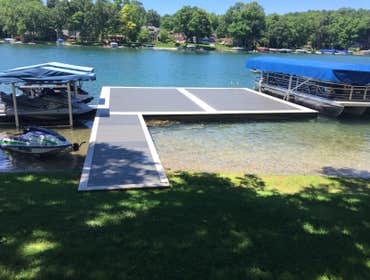 Lake deck