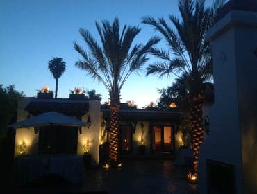 Back yard, low voltage lightin