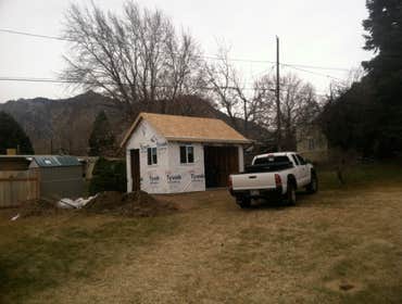 Backyard Shed Custom built backyard shed