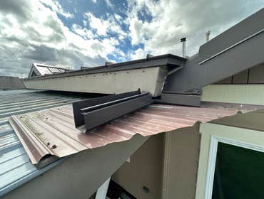 Photos by Island Gutters LLC #1 This customer in Burlington, Wa had a unusual roofing condition. I decided to build out the existing fascia add some i