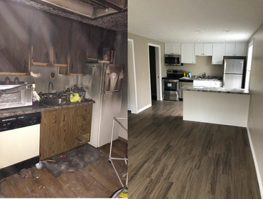 Photos of Before and After of Projects