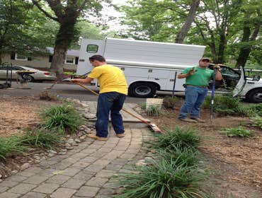 clean up after a sewer replace