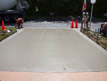 Jhm Construction Llc Project Drive Replacement - Before and After. JHM also applied a curing compound to help maximize the concrete strength for greate