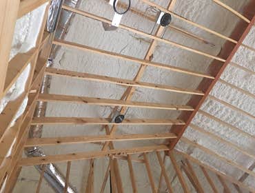 INSULATED WALLS AND ATTIC