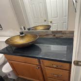 Photos by On-It LLC #3 Epoxy countertop, new sink, faucet & backsplash