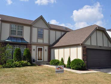 Siding installation project