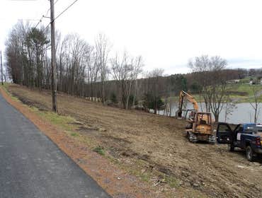 Demo,, tree removal ,,earth work Daleville park and ride ... a Tobyhanna Army Depot project
