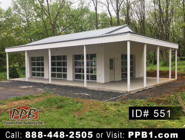 Photos by Pioneer Pole Buildings #1 40’ W X 60’ L X 12’ H