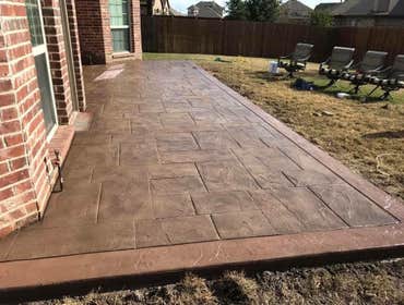 Photos by Gonzales Concrete #1 Stamp concrete