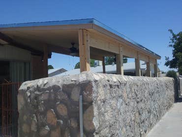Outdoor Patio Adjacent To Home