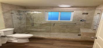 New bathroom. Part of 700 sq. ft addition