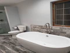 Photos by Allied Innovation Group #1 Examples of our flooring repair/refurbishment and bathroom remodeling at multiple locations