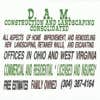 D.A.M. Construction and Landscaping Consolidated logo