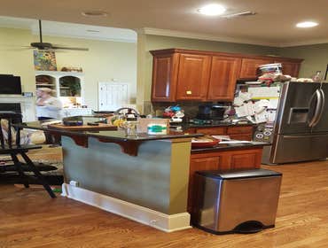 Large remodel project at a home in the Concord Hunt subdivision