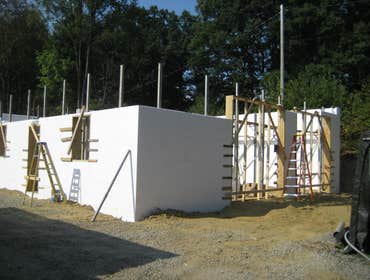 Photos from ICF Installation Associates, LLC The following pictures are taken at various jobs we have done. The first ones are of the basement of an A