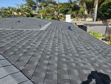 Photos by American Array Solar and Roofing #11 Another roof completed in Los Angeles, CA!
This home is now protected with GAF Stone Grey shingles, inst