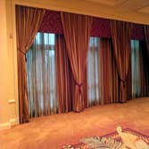 Ritz-Carlton Installation of drapes at the Ritz-Carlton.