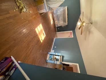 Living room before