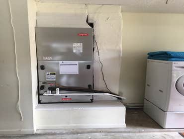 Air Handler install in garage