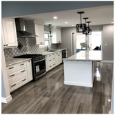 Modern Gray & White Kitchen Remodel – Full Gut Renovation in New Jersey