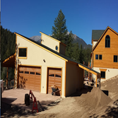 Custom frame and ICF home and shop outside of Salida