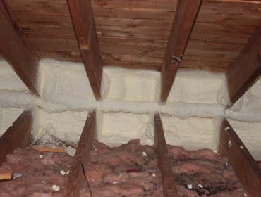Spray Foam on underside
