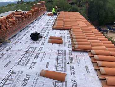 Clay Tile Roof Replacement